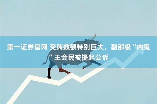 第一证券官网 受贿数额特别巨大，副部级“内鬼”王会民被提起公诉