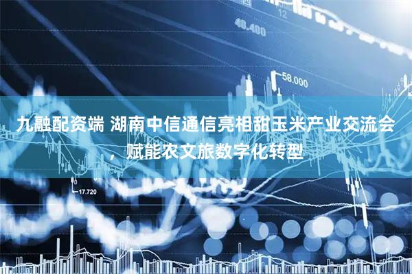 九融配资端 湖南中信通信亮相甜玉米产业交流会，赋能农文旅数字化转型